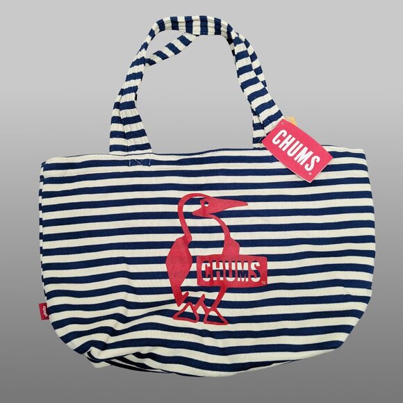 CHUMS Reversible Striped Tote Bag – Navy/Red (New with Tags) - Picture 1 of 5